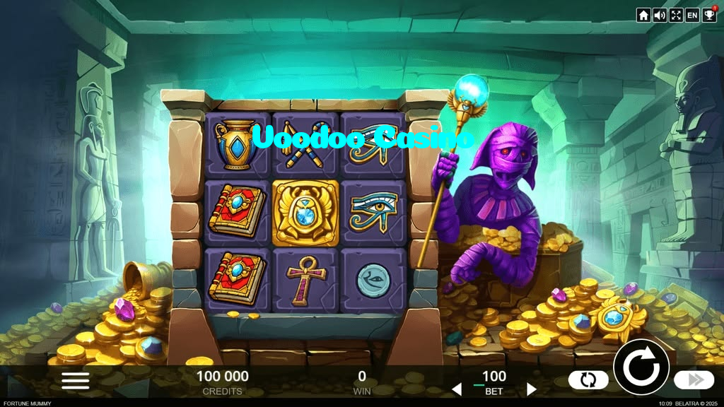 Voodoo Casino casino presented on mobile device in Pakistan with slots and live games
